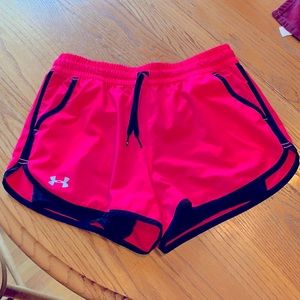 Neon pink Under Armour shorts - size small